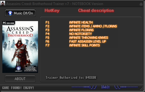 assassins creed ii cheats mac